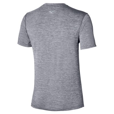 Camisa Mizuno Impulse Core Tee Hombre - Grises Oscuro - Chile M935KNXDQG